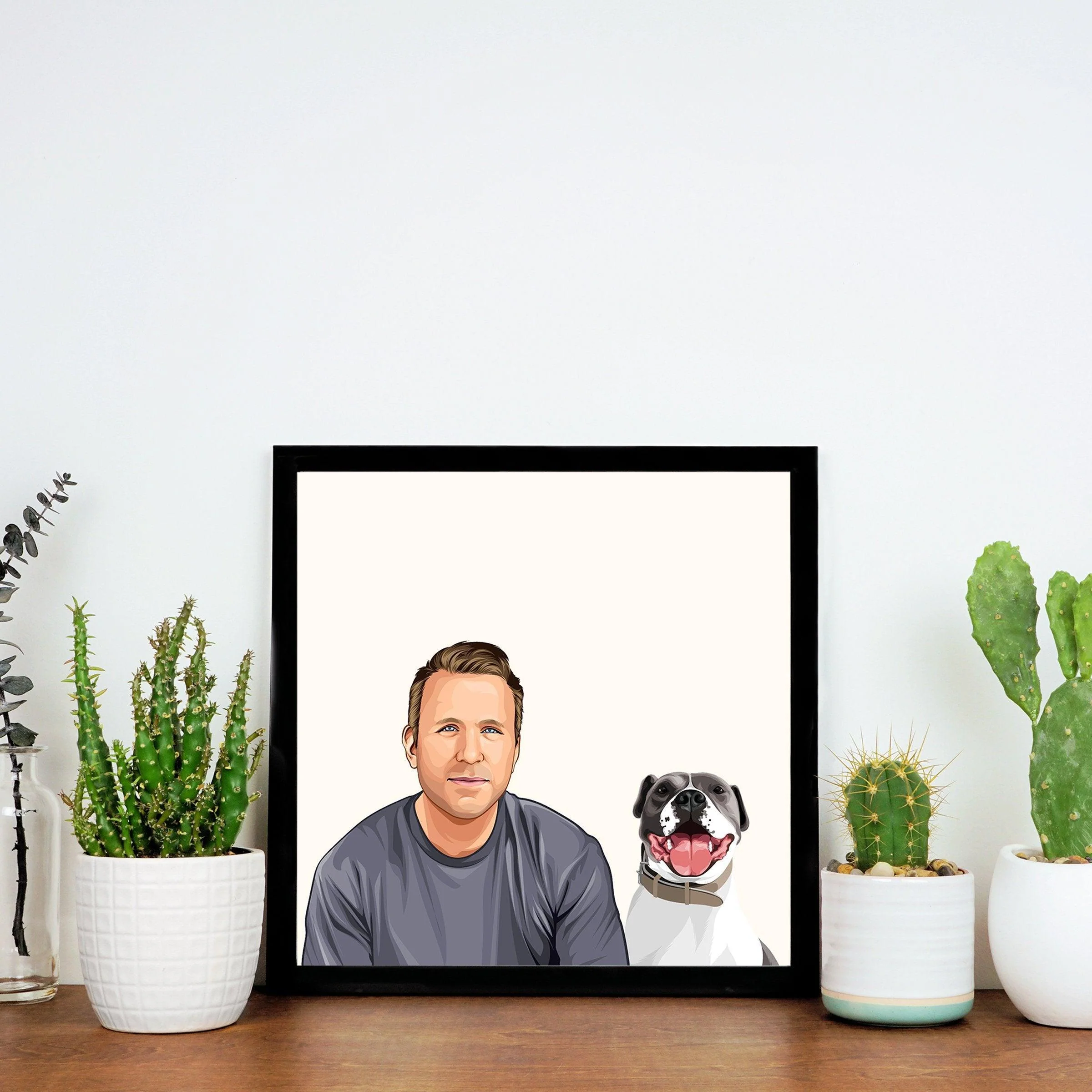 Custom Modern Family Portrait